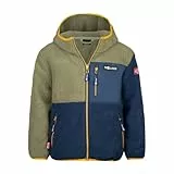 Trollkids Kids Aurlandsfjord Jacket 140, Moss/Blue