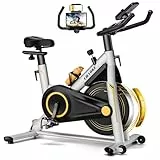 CHAOKE Heimtrainer, Heimtrainer für Zuhause mit ultrastarkem Magnetwiderstand, professioneller Heimtrainer mit bequemem und großem aktualisiertem Sitz, für Fitness und Training zu Hause, max. 160 kg