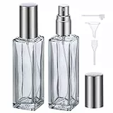 Segbeauty Parfum Zerstäuber für Unterwegs, 2 Stück Parfüm Behälter 20ml, Sprühflasche Glas, für Datum, Party, Arbeit (Rauchgrau)