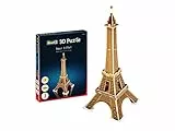 Revell 3D Puzzle Eiffelturm I 20 Teile I 2 Stunden Bauspaß für Kinder und Erwachsene I ab 10 Jahren I Den Eiffelturm selber zusammenbauen I Ideale Geschenkidee, Mittel