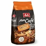 Melitta Mein Café Medium Roast, Ganze Kaffee-Bohnen, ungemahlen, Kaffeebohnen für Kaffee-Vollautomat, mittlere Röstung, Stärke 3