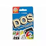 Mattel Games FRM36 DOS Kartenspiel, geeignet für 2 - 4 Spieler, Spieldauer ca. 30 Minuten, ab 5 Jahren (Handbuch wird in englischer Sprache sein)