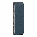 Bosch Accessories Professional 3 Stück Schleifband X450 Expert for Metal (für Metall, 40 x 305 mm, Korn 60) 2608606220 Schwarz