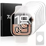 TOCOL 8 Stück für Apple Watch Series 11 Series 10 42 mm Schutzfolie, Flexible TPU Folie, Blasenfreie Ultradünn HD Klar Weich Displayschutz für Apple Watch S11/S10 42mm