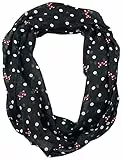 Mickey Mouse Micky Maus Minnie Maus - Dots & Bows Unisex Tuch schwarz one size