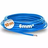 10 Meter Lapp 4520024 H07V-K 6 mm² blau I Verdrahtungsleitung I Aderleitung flexibel I PVC-Einzelader I Litze 6mm2 I Verdrahtung