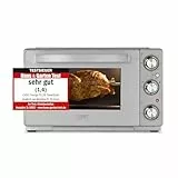 CASO TO 26 SilverStyle - Backofen, 26L, 3 Einschubebenen, 70-230°C