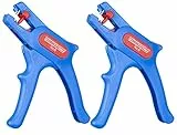 WEICON TOOLS Abisolierzange No. 5 2er Set | Automatische Abisolierzange für alle gängigen flexiblen und massiven Leiter von 0,2-6,0 mm²
