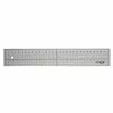 Rayher 7821300 Schneidelineal, 30 cm, mit Metallkante