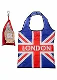 Handy Fold Up Big Ben London Shopping Bag with Holder FBAG10B