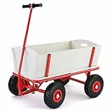 Bollerwagen Holz Handwagen Transportwagen Gartenwagen Transportkarre bis 150kg