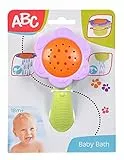 Simba 104010021 - ABC Duschi, Wasserschöpfer in Blumenform, drehbarer Kopf für zweierlei Regenfunktion, 7cm, ab 18 Monate