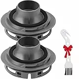 QAQGEAR Motor-Heckabdeckung Ersatz für Dyson V7 V8 Staubsauger zubehör mit Reinigungsbürste (2 Stück)