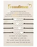 CheersLife Freundschaftsarmband für 4,Herz Armband Freundschaft,Freundschaftsarmbänder,Beste Freunde Geschenke,Armband Damen Mädchen - Weihnachten Geburtstagsgeschenk