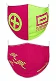Chiemsee Mund-Nasen-Maske Behelfsmaske Alltagsmaske (Damen | pink & grün)
