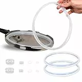 2 komplette GM-Topfgummis | Zubehör für Töpfe GM 5L/6L | kompatibel mit den Topfserien GM H Deluxe, B, C, D, E, F, G, Cecotec | Robustes und langlebiges Zubehör