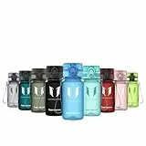 Super Sparrow Trinkflasche - Tritan Wasserflasche - 350ml - BPA-frei - Ideale Sportflasche - Schnelle Wasserdurchfluss, Flip Top, öffnet Sich mit 1-Click