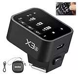 Godox X3-S X3S Kabelloser Blitzauslöser Touchscreen-Blitzsender OLED für Sony Kameras 2.4GHz Drahtlos 1/8000S HSS TTL Tcm Funktion Eingebauter Akku Kamerafernauslöser für Sony