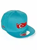 Redbridge Unisex Snapback Caps Kappe Baseball-Cap Mütze Bestickt Länder Türkei - Türkis