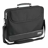 Pedea Laptoptasche 17,3 Zoll (43,9 cm) BLACKLINE Notebook Umhängetasche mit Schultergurt, schwarz