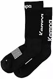 Kempa Unisex Socken Logo Classic Herren, Schwarz/Weiß, 41-45 L EU