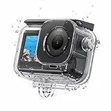 TELESIN Wasserdichtes Gehäuse für DJI Osmo Action 6 Kamera, 60m Unterwasser-Tauchgehäuse mit Anti-Nebel & Schnellverschluss-Halterung, Schraubenzubehör für Action 6