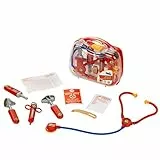 Theo Klein 4266 Arztköfferchen mit Zubehör I Stethoskop, Spritze u.v.m. I Koffer mit transparentem Deckel I Maße: 21,5 cm x 9 cm x 20 cm I Spielzeug für Kinder ab 3 Jahren