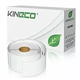 4 Große Versand-Etiketten Rollen kompatibel mit Dymo 99012 für Dymo LabelWriter 450 Twin Turbo, Labelwriter 400 Twin Turbo, 310, 320, 330 Series Turbo, SE450 - je 260 Etiketten (1040) 36x89mm