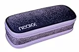 neoxx - Catch Schlamperbox Glitterally Perfect - Schlampermäppchen für Schulkinder mit stylischem Design - Federmäppchen mit Zwei Reißverschlussfächern