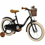 Huffy Vintage 16' Kinderfahrrad, für 5-7 Jahre, Mattschwarz