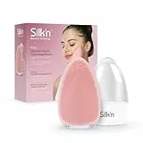 Silk'n Bright - Gesichtsreinigungsbürste aus Silikon, hygienische Tiefenreinigung, sanftes Peeling und Massage, wasserfest, wiederaufladbar - Rosa, FB1PE1P001