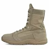 QUNLON Militärstiefel für Herren Leichte Kampfstiefel Taktische Stiefel Atmungsaktive Wanderschuhe Trekkingschuhe Outdoor Einsatzstiefel Modell831-45EU
