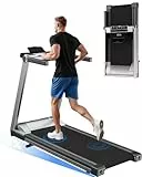 Copant Laufband für Zuhause Klappbar 16 km/h, Walking Pad Foldable mit Steigung 6%, Laufband 158 KG eine Extra große Lauffläche 112 * 42cm, Treadmill Leise für Zuhause und Büro