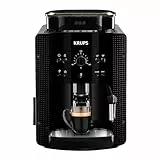 Krups Roma EA81M8 Espressokocher 1,7 l, 3 Temperaturstufen, 3 gemahlene Texturen, Schwarz