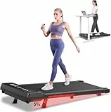 HomeFitnessCode Walking Pad Laufpad mit Neigung - Laufband für Zuhause Steigung Walkpad Gehband Untertisch Elektrisch 1-8 KMH Lauf Band Treadmill, Schwarz