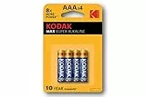 Kodak Pila Alcalina Max LR03 BL4 AAA