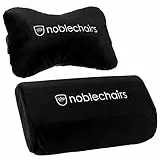 noblechairs Kissen-Set für Epic/ICON/Hero Gaming Stuhl Kissen - Schwarz/Weiß