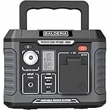 BALDERIA Power Cube 300W | Tragbare Powerstation 231Wh | Mobiler Stromspeicher mit Steckdose 230V, AC USB, Flashlight & LCD-Display | Strom für Outdoor, Camping, Notfall, Werkstatt, Van & Boot