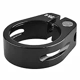 TRIWONDER Fahrrad Sattelkloben 25,4/28,6/31,8/34,9 mm, Sattelklemme Schnellspanner Sattelstütze Sattelstützenklemme für MTB und Rennrad (01 Schwarz, 28.6mm)