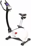 SportPlus Fahrradheimtrainer mit App-Steuerung, Wattanzeige, ca. 10 kg Schwungmasse, 24 Widerstandsstufen, Handpulssensoren, Nutzergewicht bis 130 kg, SP-HT-9800-iE Weiß