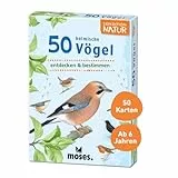 moses. Expedition Natur - 50 heimische Vögel, Entdeckerkarten zur Bestimmung von Vogelarten, Outdoor-Spielzeug für Kinder ab 6 Jahren