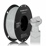 PETG Filament 1.75mm, TINMORRY Verbessert PETG-Eco 3D-Druckmaterialien, Kompatibel mit Bambu FDM 3D Drucker, 1 KG 1 Spule, Marble-White