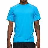 Arcweg Herren Rashguard UV T-Shirt Schwimm Shirt Kurzarm Schnell Trocknend Wassersurf-Shirt UPF 50 Tops Badeshirts