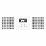 JUNG DABLS2WW Smart Radio DAB+ Set Stereo Alpinweiß Serie LS
