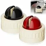Qaestuan 2 Stück Messerschärfer, Profi Manuelle Messerschärfer, mini knife sharpener with suction cup, Portable Quick Knife Sharpener, Für Die Meisten Messer