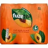 Fuze Tea Getränk mit Pfirsichgeschmack – 6 Dosen à 33 cl