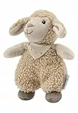 Sterntaler mini Kuscheltier Schaf Flocke - Kleines Plüschtier aus weichem Stoff - Baby Spielzeug gefüllt mit Polyesterwatte - treuer Begleiter mit Rassel zum Entdecken, Kuscheln & Spielen, beige