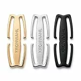 Kronwahl 3 BH Träger Clips aus Metall, für Trägerbreite bis zu 1,8 cm, optimales BH Zubehör, Bra Halter für unsichtbare Träger & attraktive Betonung von Ausschnitt und Rücken