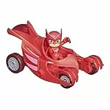PJ Masks Eulengleiter Vorschulspielzeug, Eulettes Fahrzeug mit Eulette Action-Figur für Kinder ab 3 Jahren, Weiß
