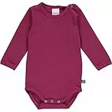 Fred's World by Green Cotton Baby Girls Alfa l/s Body Base Layer, Plum, 98